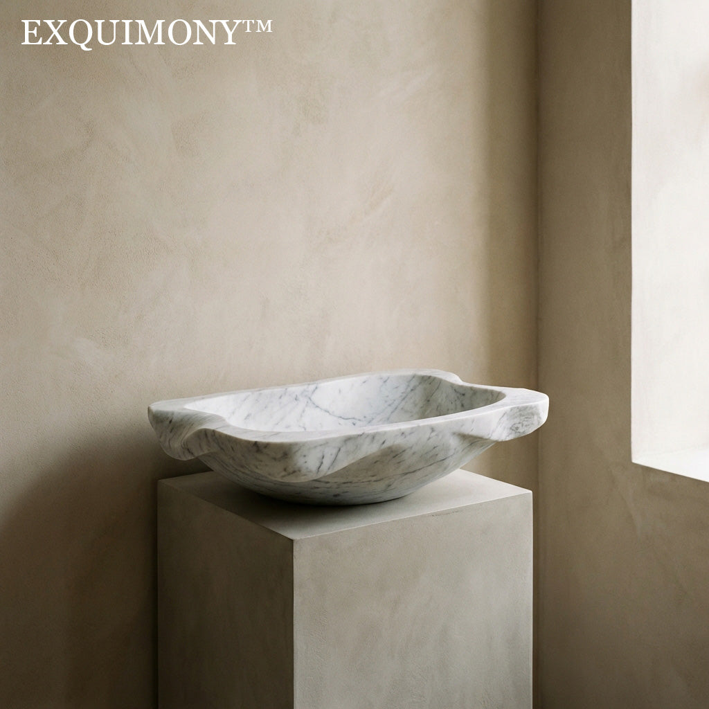 🏛️Exquimony™ THE CARRARA SCULPTURAL BASIN